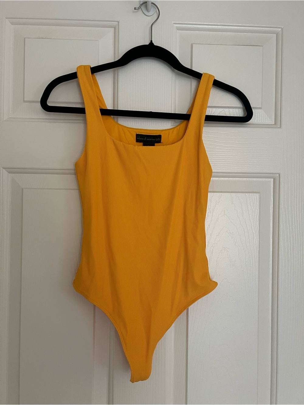 House of Harlow Orange Bodysuit